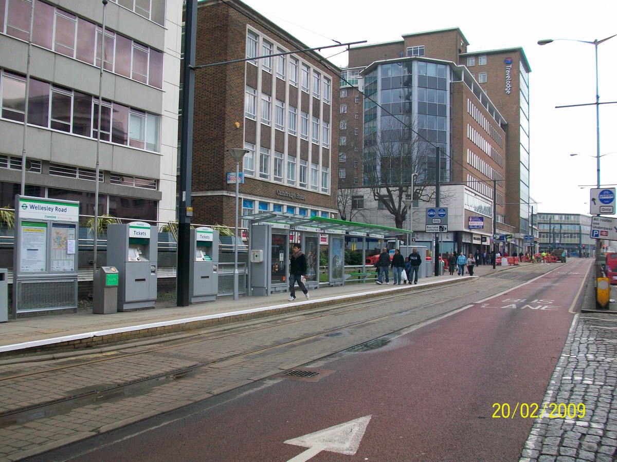 Wellesly Road Refurbished Tramstop 